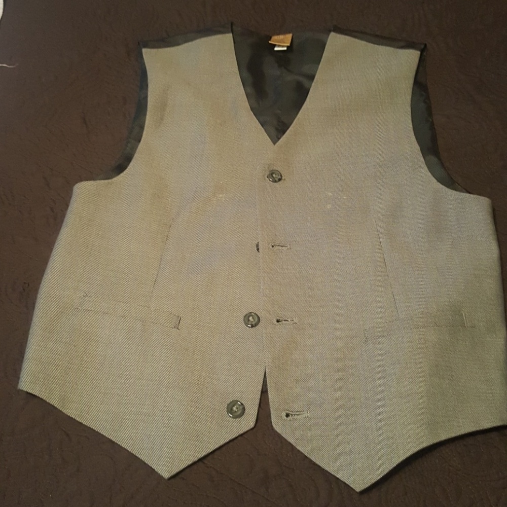 Young boys dress vest